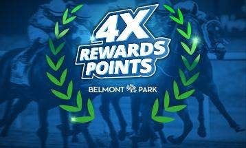 4x Rewards Points Belmont Park