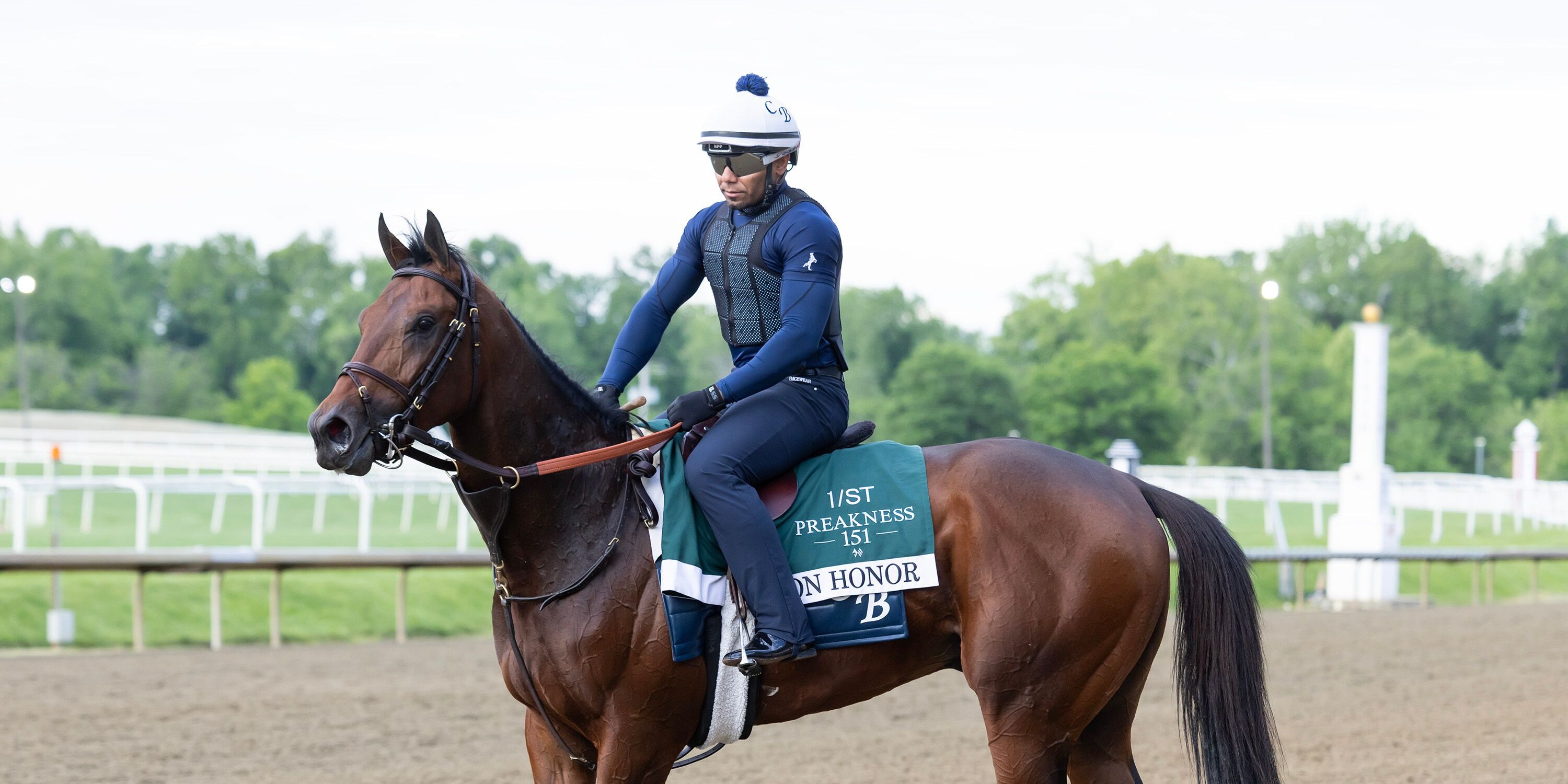 Iron Honor, the Preakness morning-line favorite, at Laurel Park