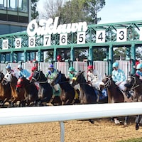 Racing at Oaklawn Park.