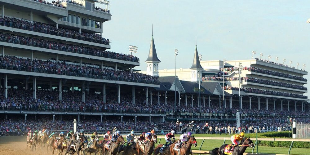 Racing at Churchill Downs
