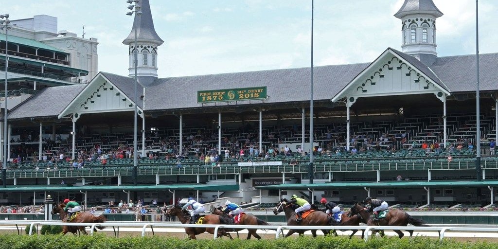 Racing at Churchill Downs