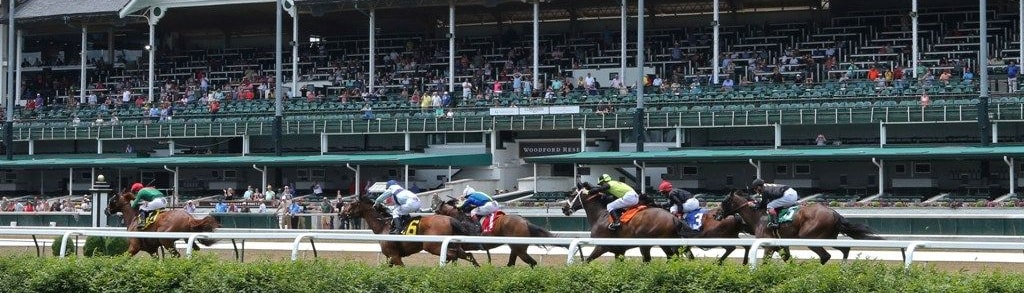 Racing at Churchill Downs