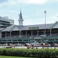 Racing at Churchill Downs