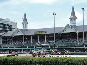 Racing at Churchill Downs