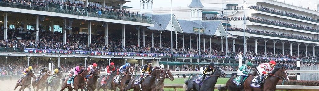 Racing at Churchill Downs
