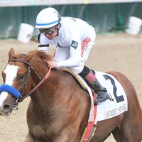 Improbable winning the Street Sense Stakes - Coady Photography