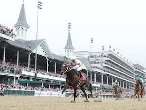 Racing at Churchill Downs