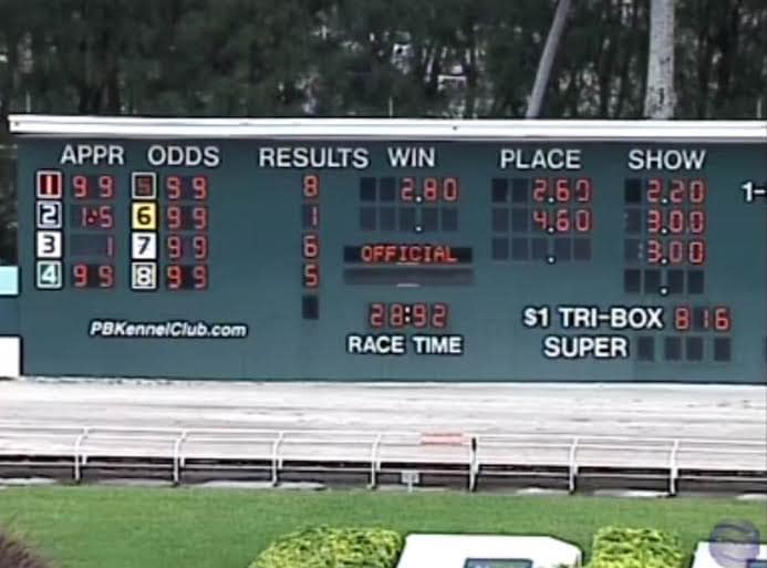Record Tote Board