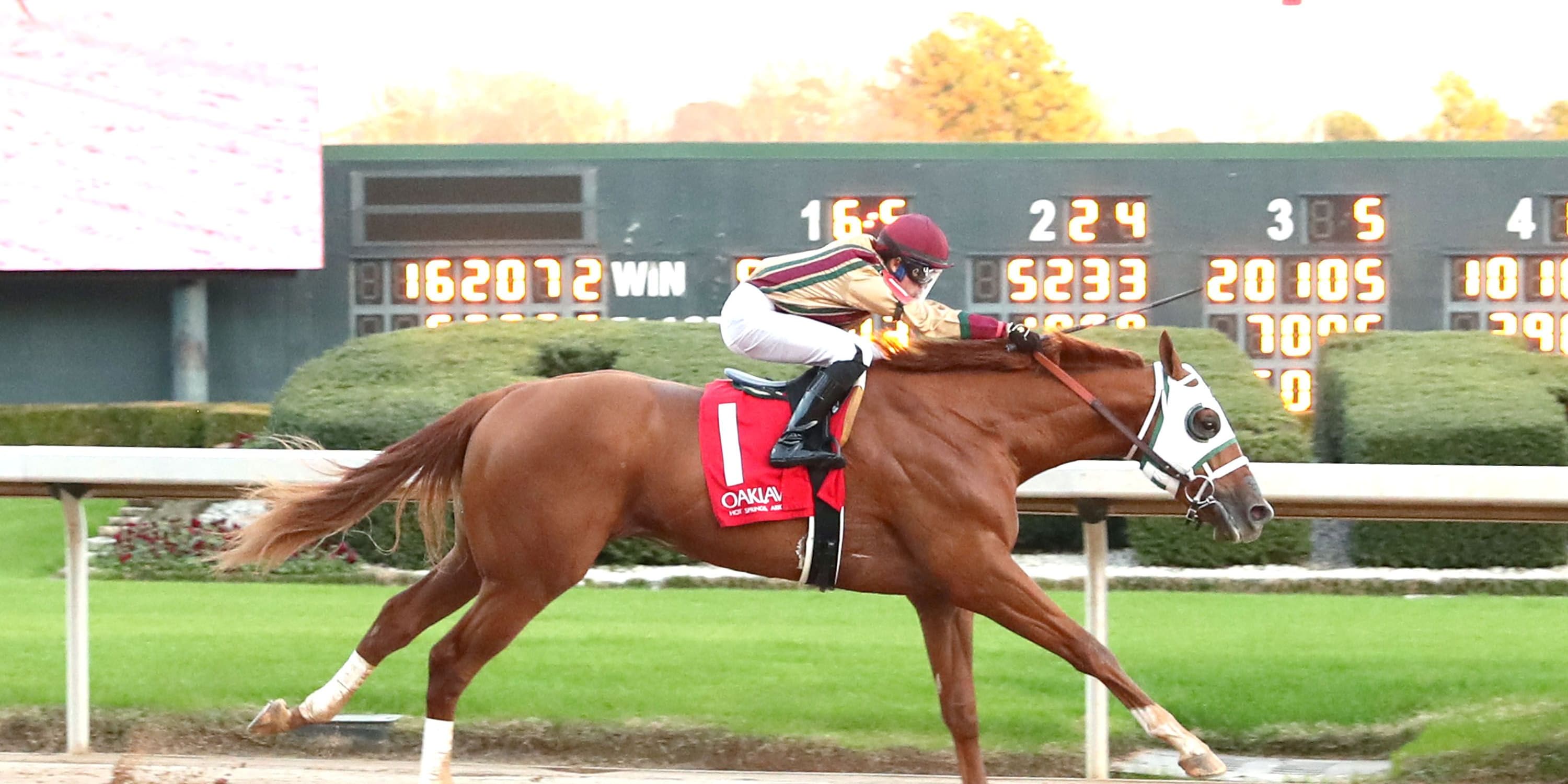 American Promise breaks his maiden at Oaklawn Park