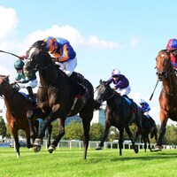 Auguste Rodin wins the 2023 Irish Champion Stakes