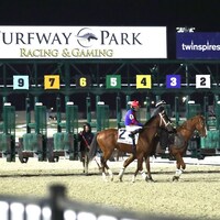 Baby max wins the Leonatus Stakes at Turfway Park.