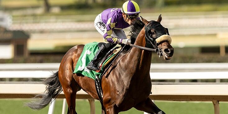 Beaza wins at Santa Anita. 