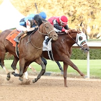 Bestfriend Rocket wins against First Division at Oaklawn Park.