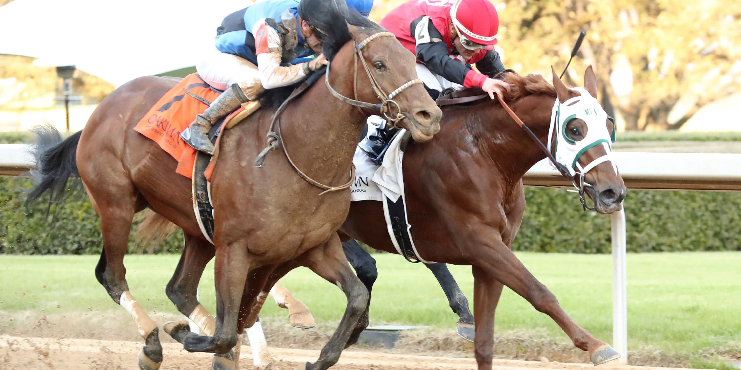 Bestfriend Rocket wins against First Division at Oaklawn Park.