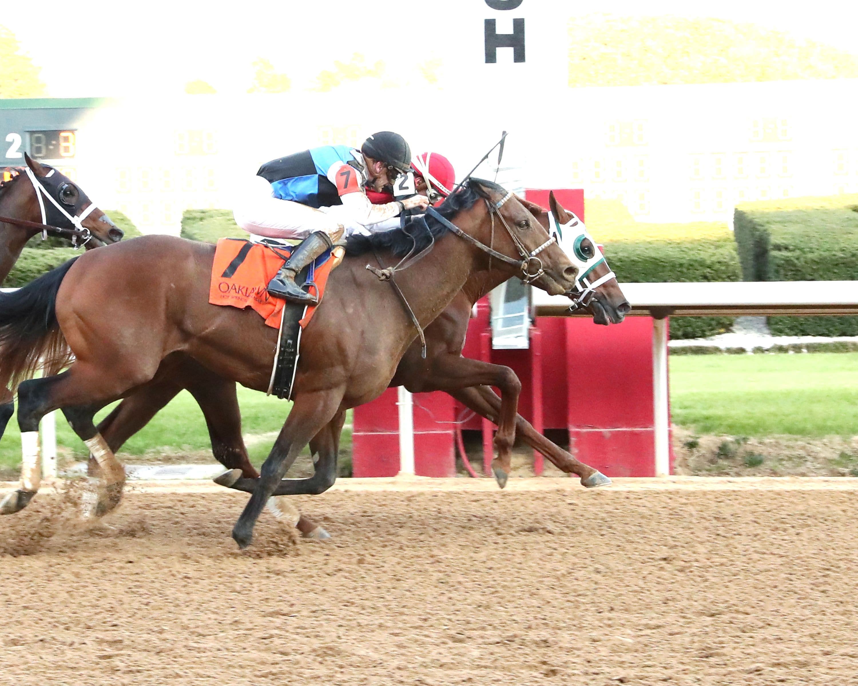 Bestfriend Rocket wins against First Division at Oaklawn Park.