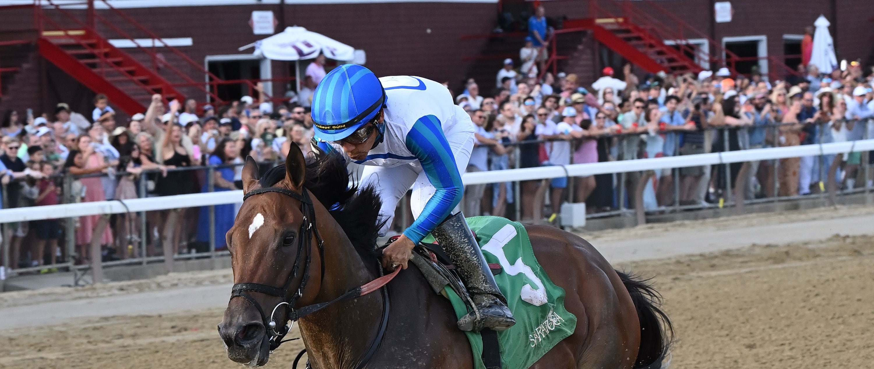 Book'em Danno wins the Vanderbilt at Saratoga.