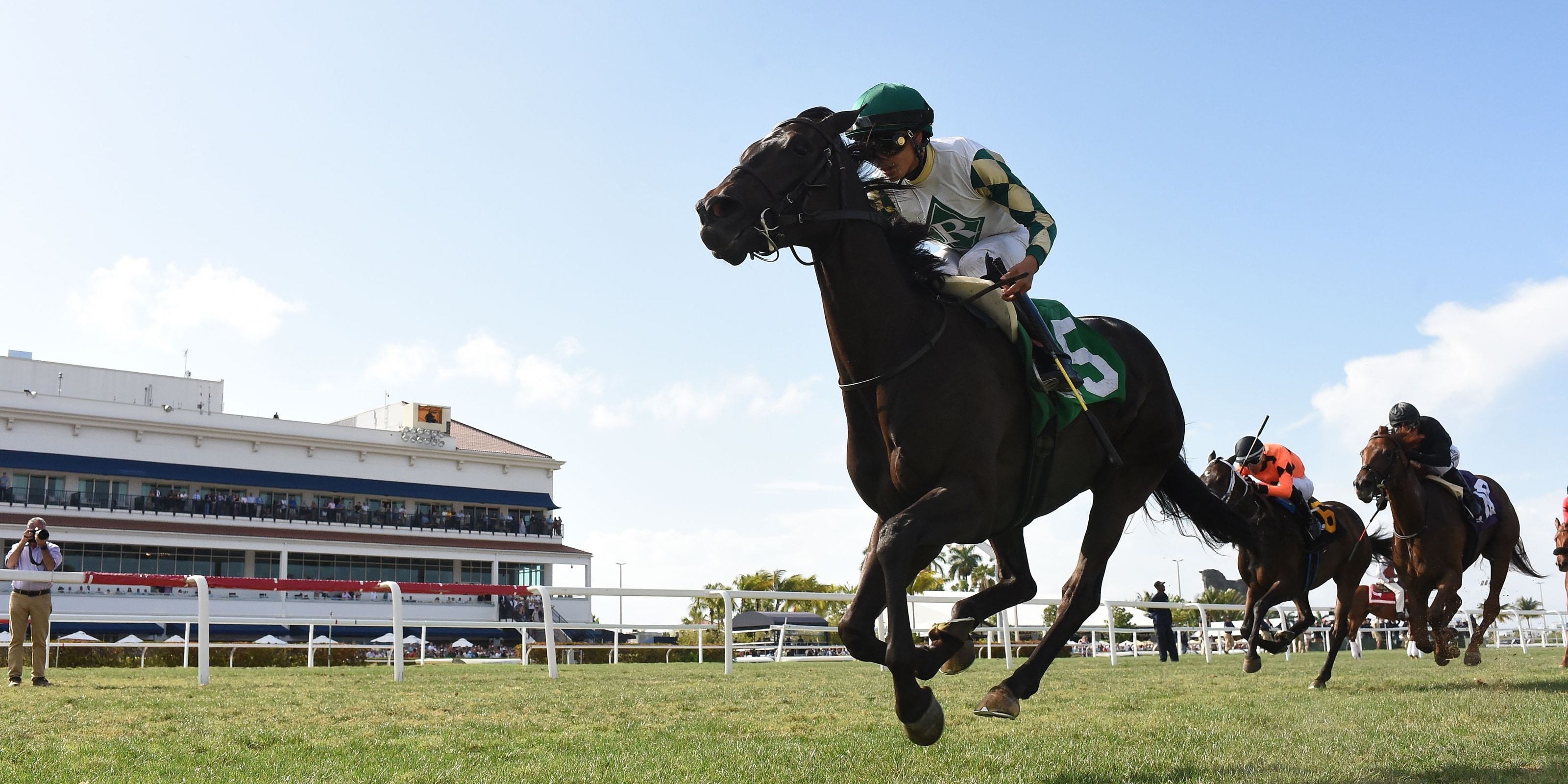 Breath Away (GB) wins the 2023 Sanibel Island S. 2023 (Photo by Coglianese Photos/Gulfstream Park))