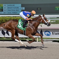 Bright Future winning his debut at Gulfstream Park