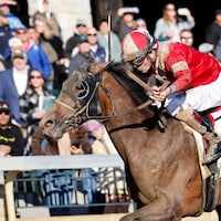 Burnham Square wins the Blue Grass. 