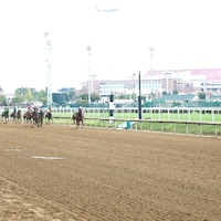 Coach Pope breaking his maiden at Churchill Downs.