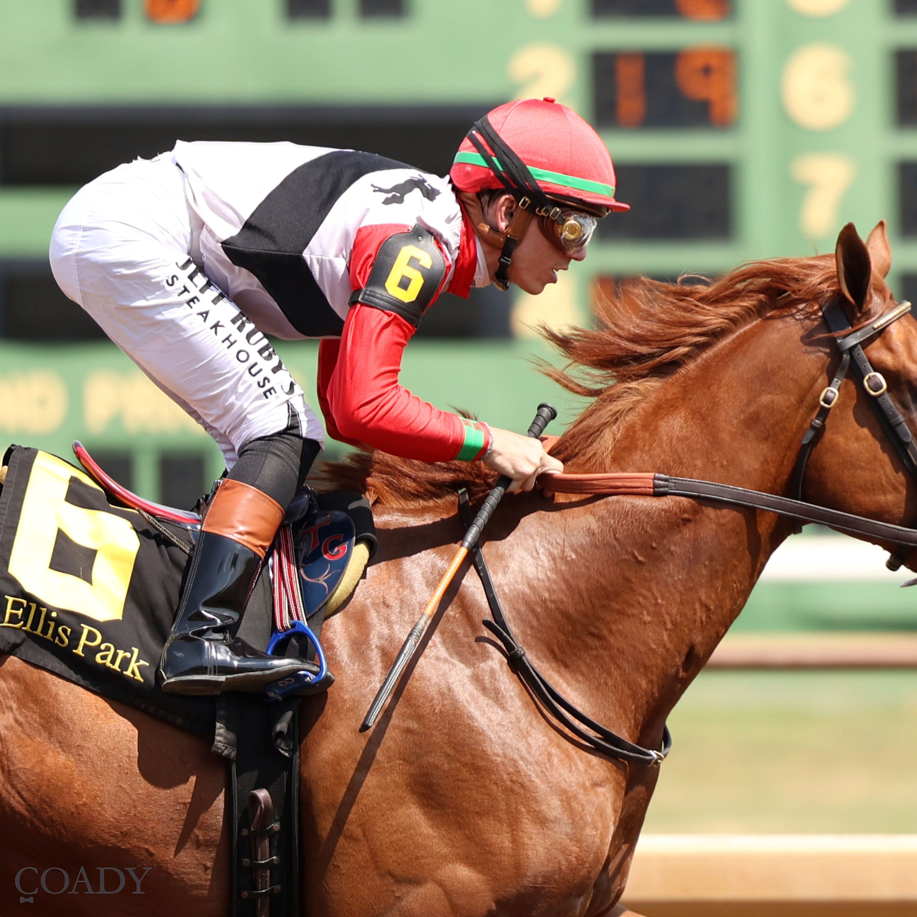 Comport wins the Ellis Park Juvenile at Ellis Park.