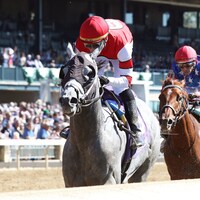 Confessional wins at Keeneland (Photo by Coady Media)