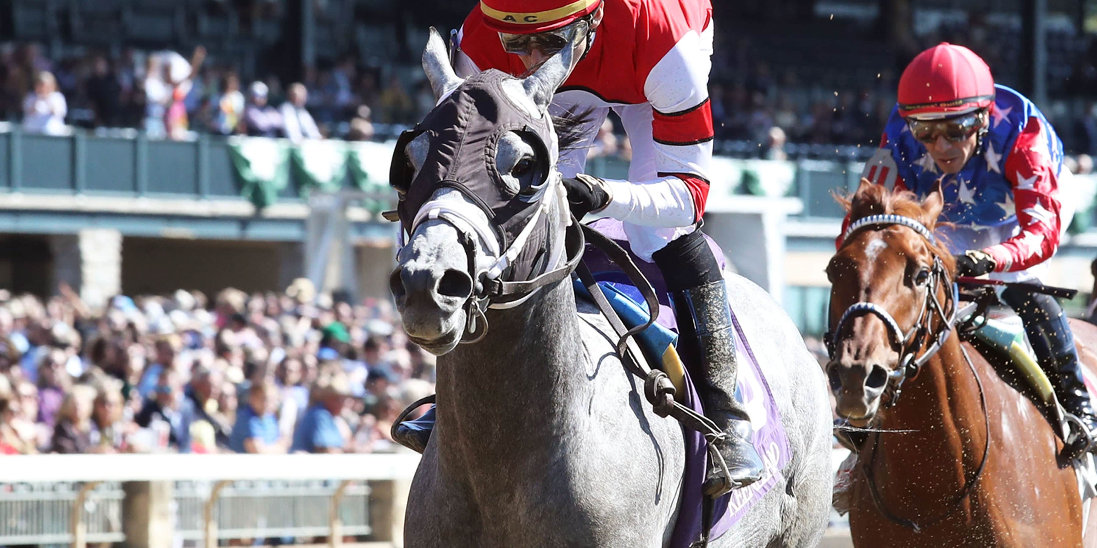 Confessional wins at Keeneland (Photo by Coady Media)