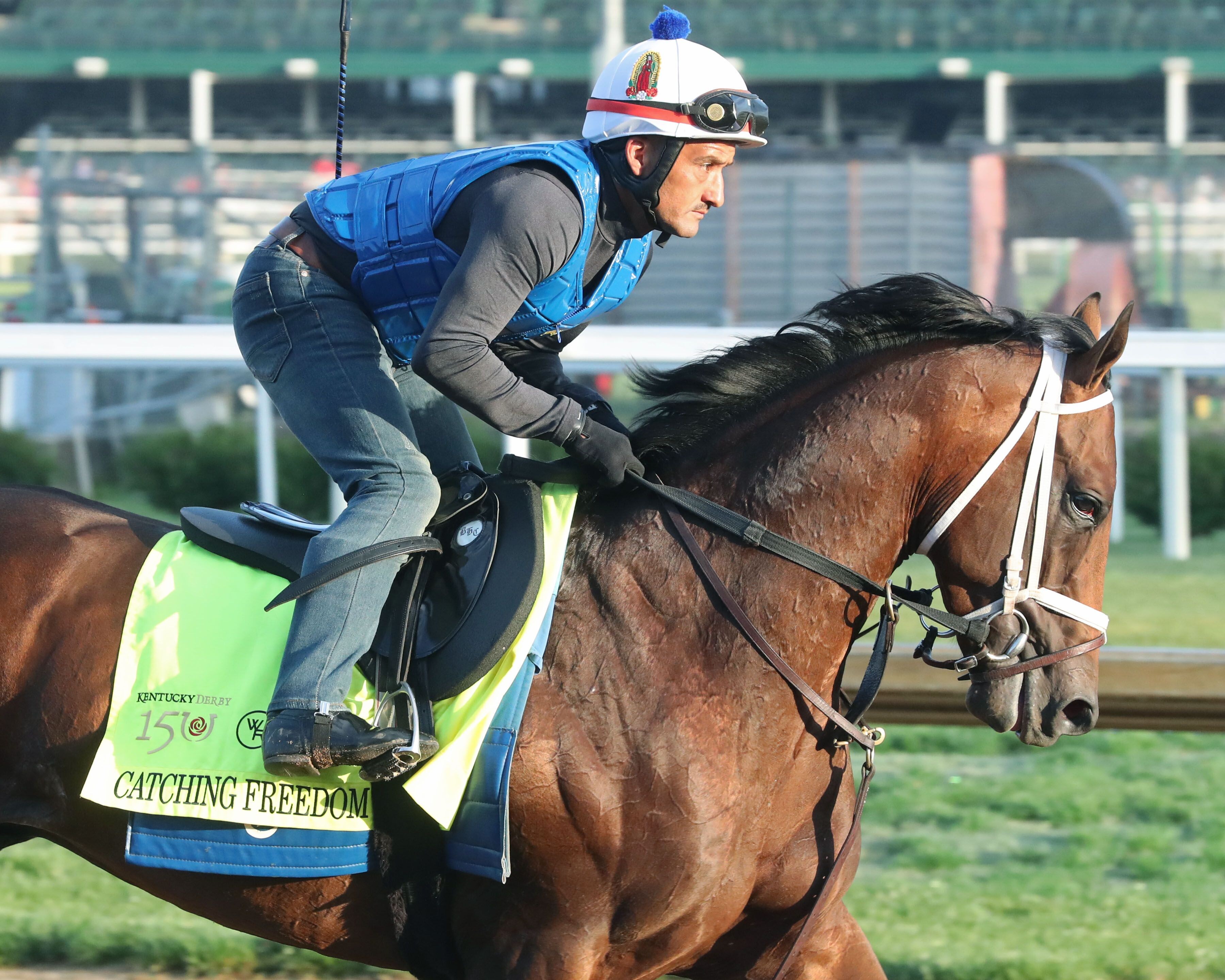 Catching Freedom training for Kentucky Derby 150