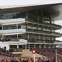 Chelenham grand stands at the Cheltenham Festival. (