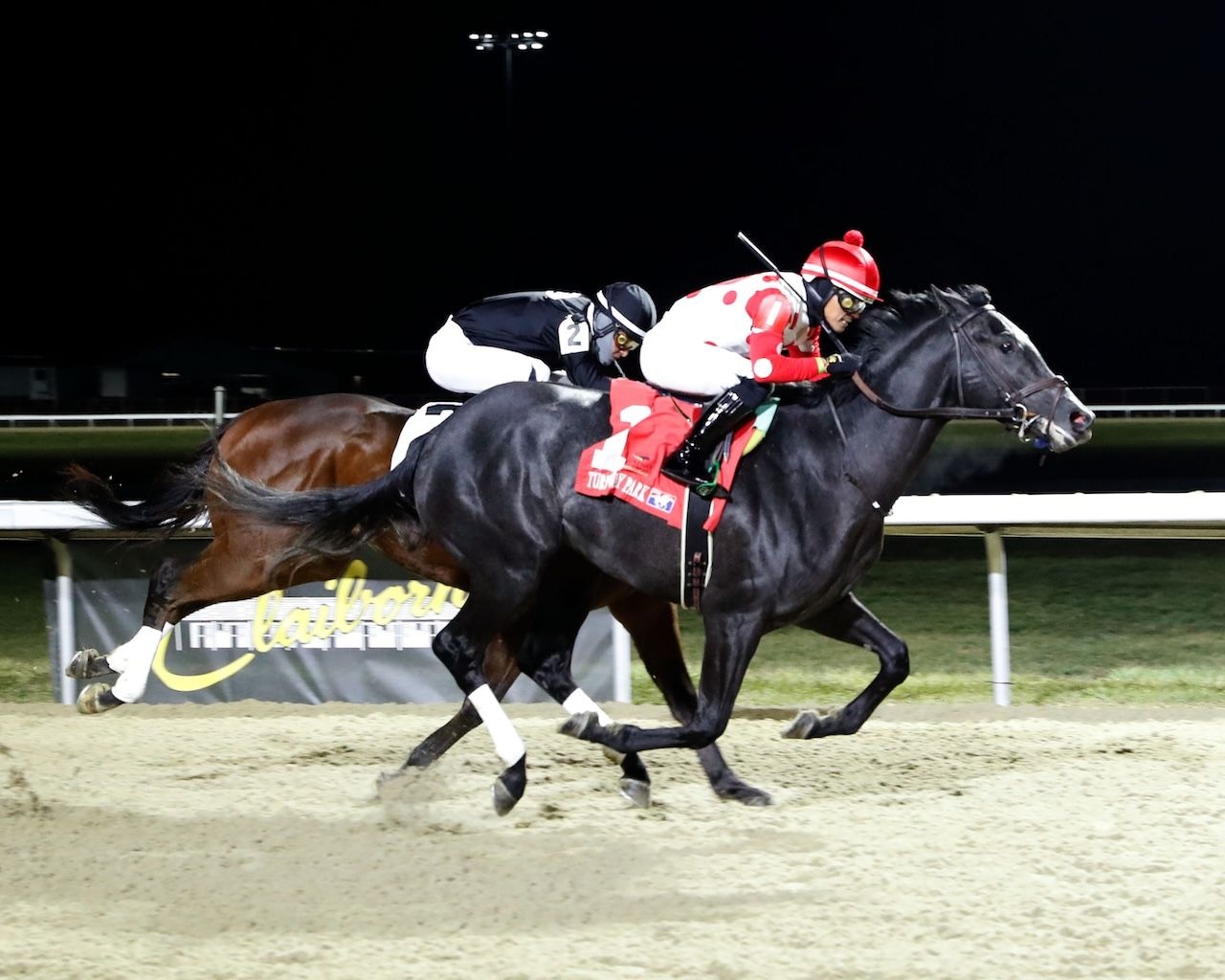 Chunk of Fold wins at Turfway Park.