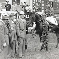Citation after the 1948 Kentucky Derby. (Photo courtesy of the Kentucky Derby/Churchill Downs)