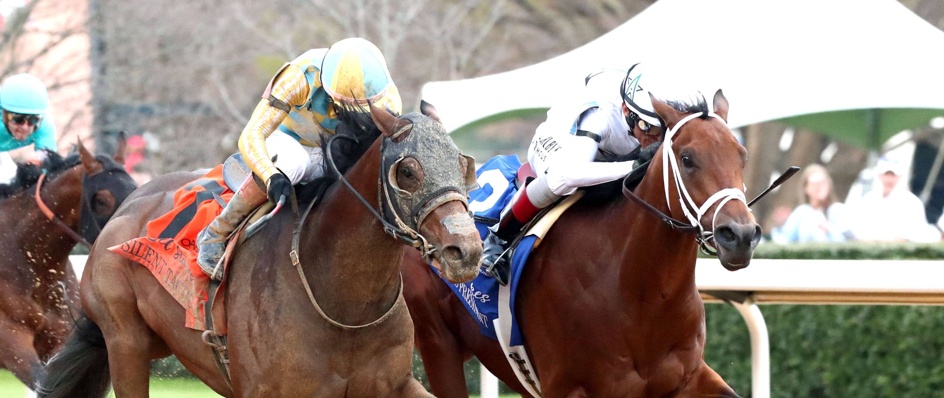 Class President holds off Silent Tactic in the Rebel (G2) at Oaklawn Park