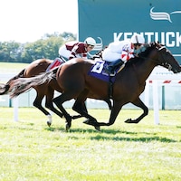 Coin Miner wins at Kentucky Downs (Photo by Coady Media/Kentucky Downs)