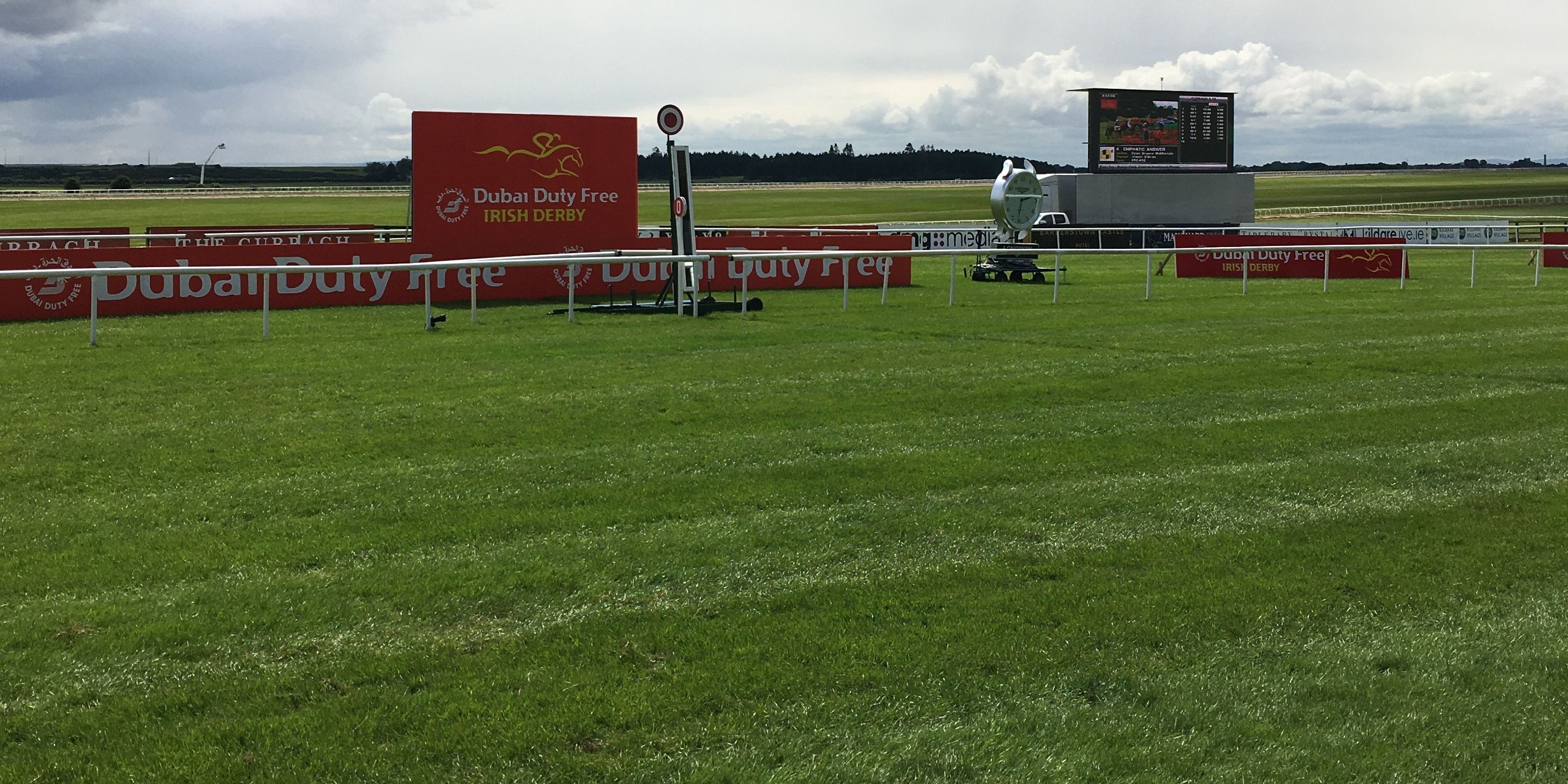 Scenic view of the Curragh on the ancient plains of Kildare