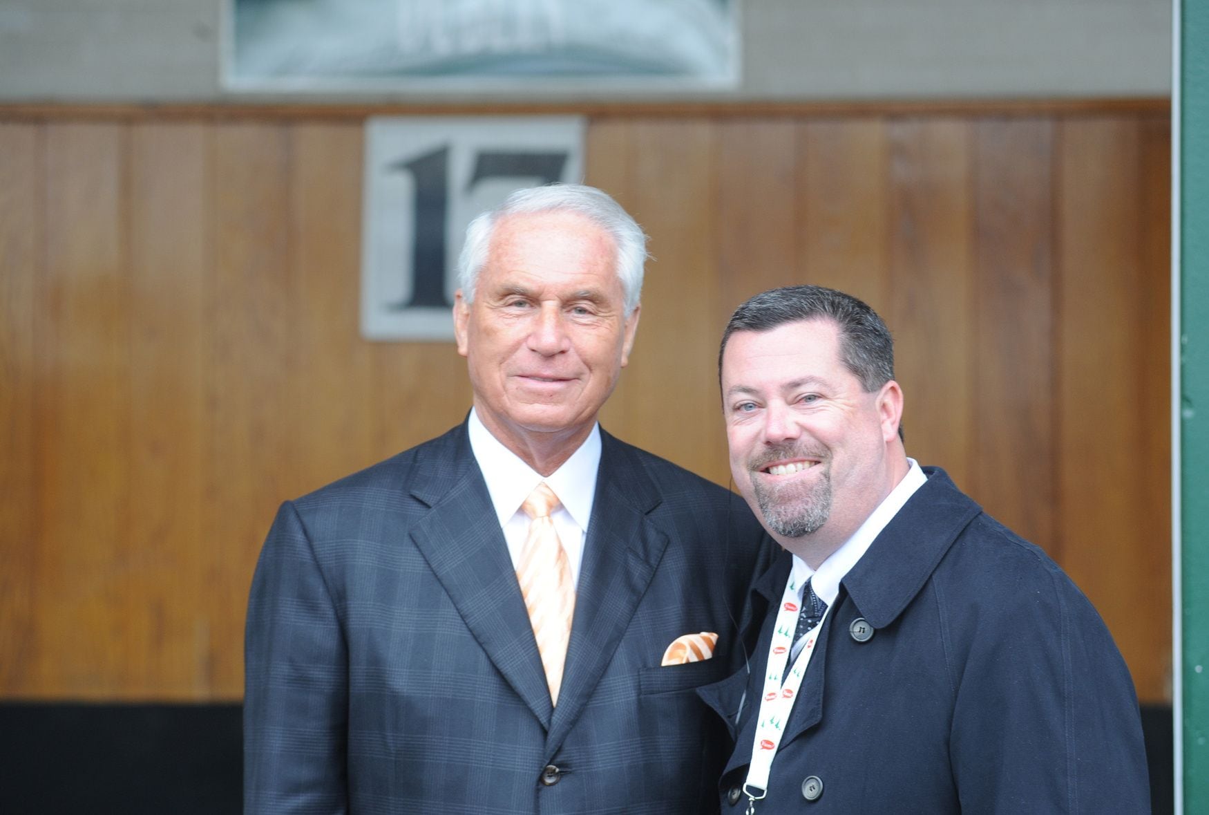 Churchill Downs' Darren Rogers with Hall of Fame trainer D. Wayne Lukas (Horsephotos.com)