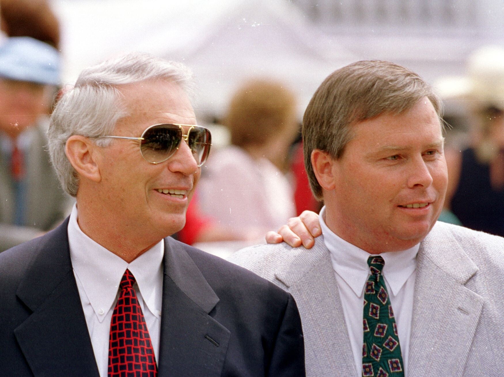 Trainer D. Wayne Lukas and son Jeff Lukas