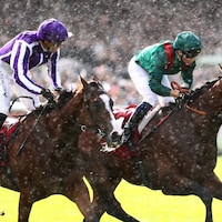 Daryz collars Minnie Hauk in the Prix de l'Arc de Triomphe (G1)