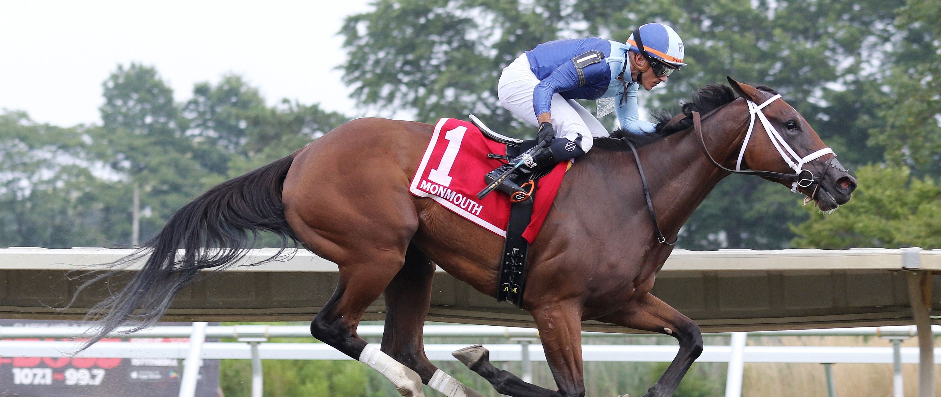 Dazzling Dame wins the Sorority at Monmouth.