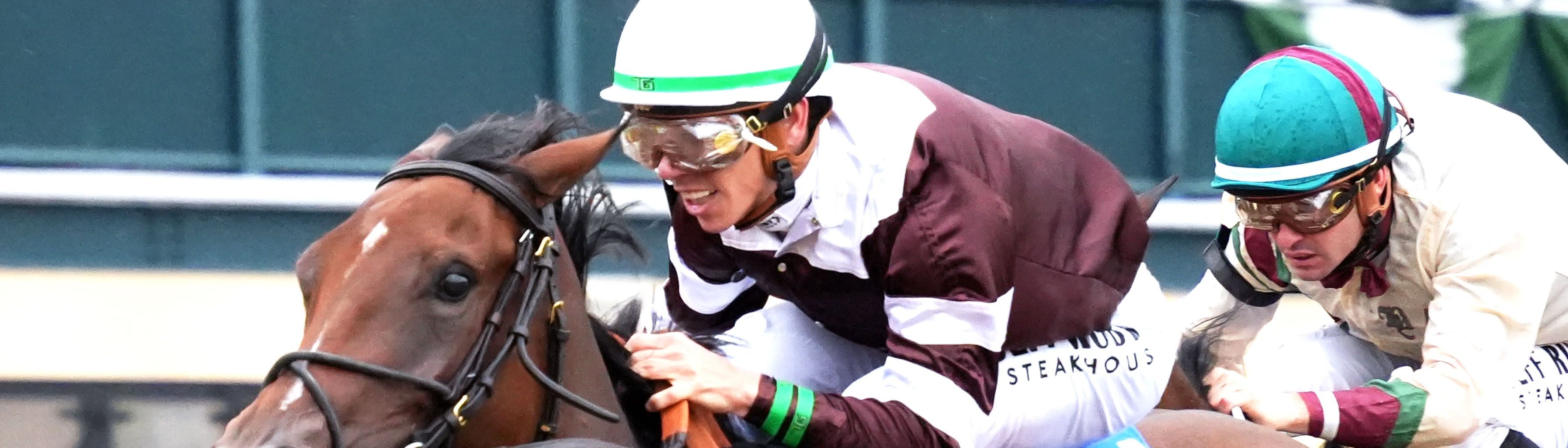 Emphatic went wire to wire in the Alcibiades (G1)