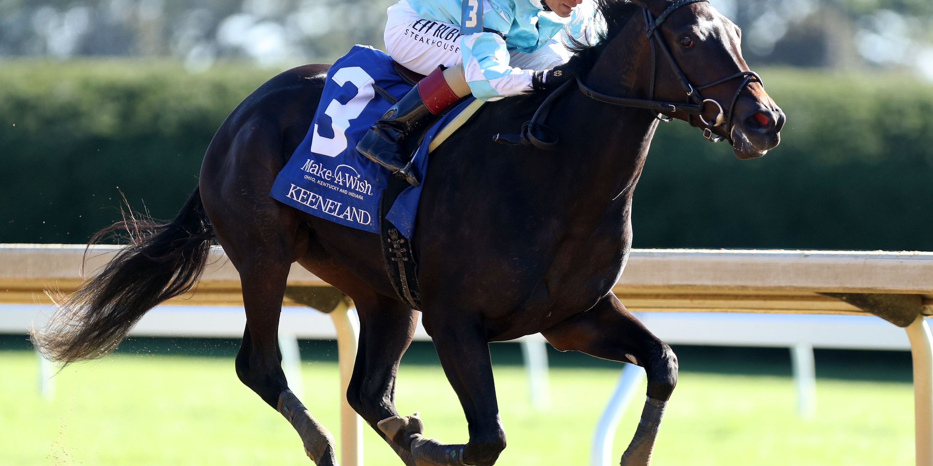 Eunomia wins at Keeneland (Photo by Coady Media/Keeneland)