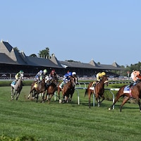 El Corodobes wins the Sword Dancer at Saratoga.