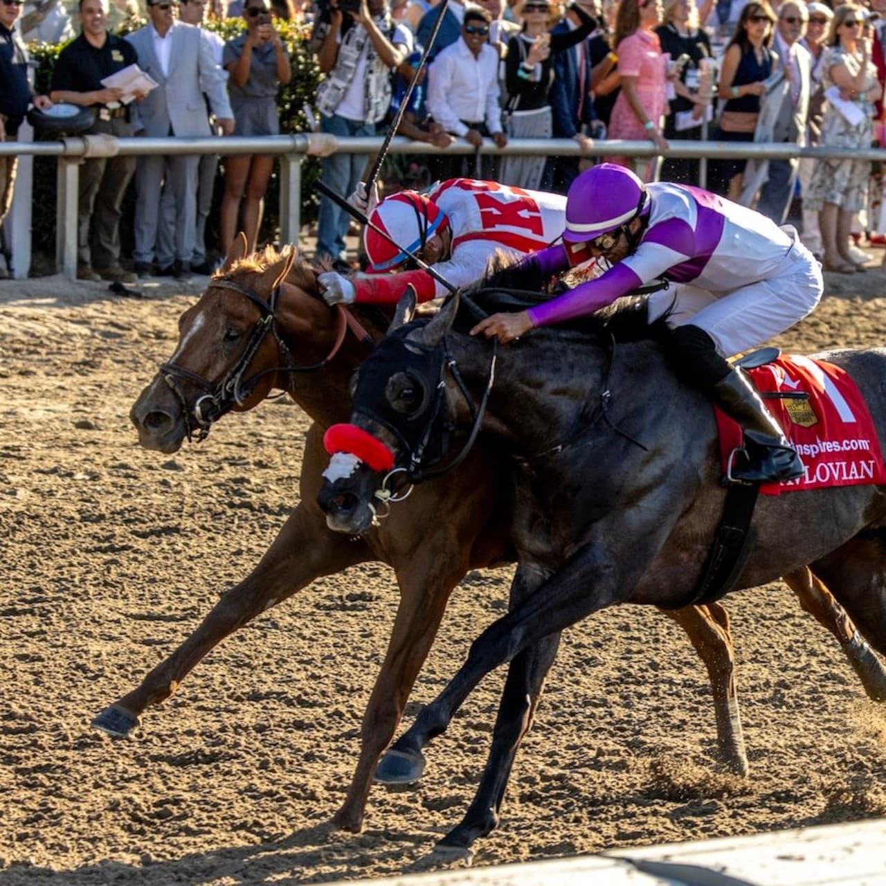 Emerging Market wins the Louisiana Derby at Fair Grounds.