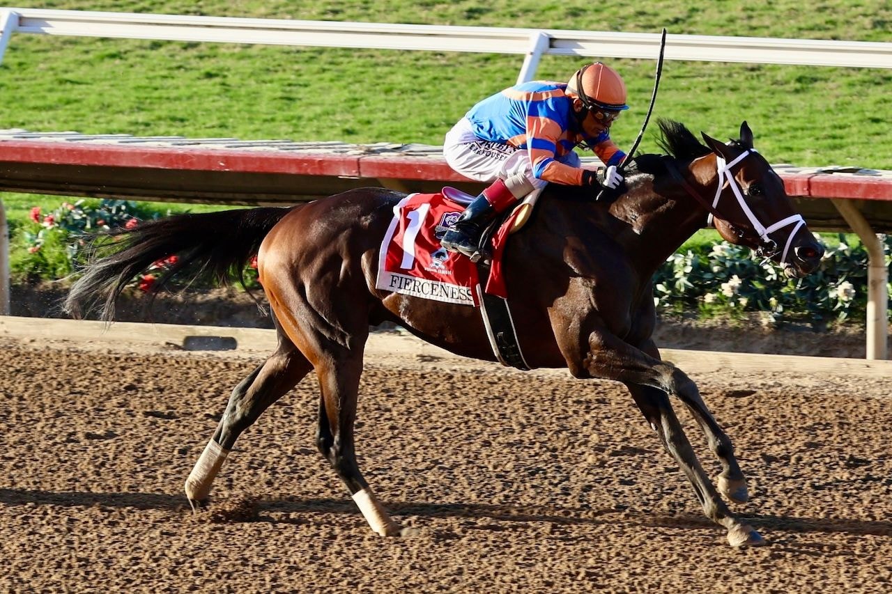 Fierceness wins the Pacific Classic at Del Mar.