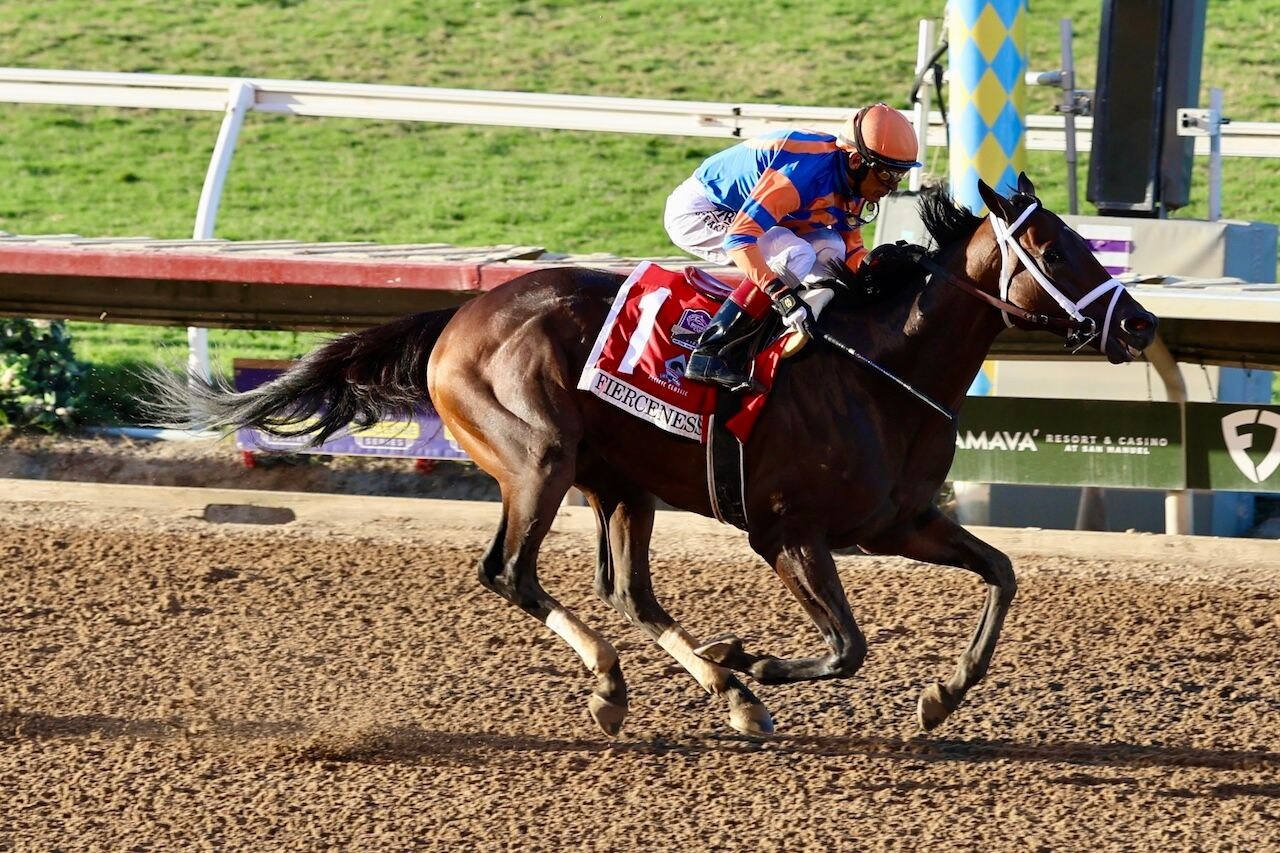 Fierceness wins the Pacific Classic at Del Mar.