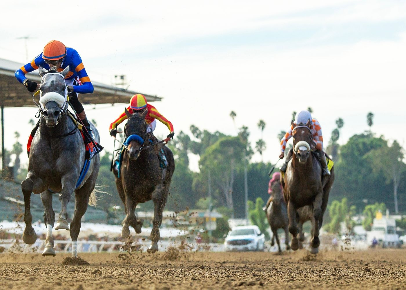 Forged Steel wins the Goodwood at Santa Antia.
