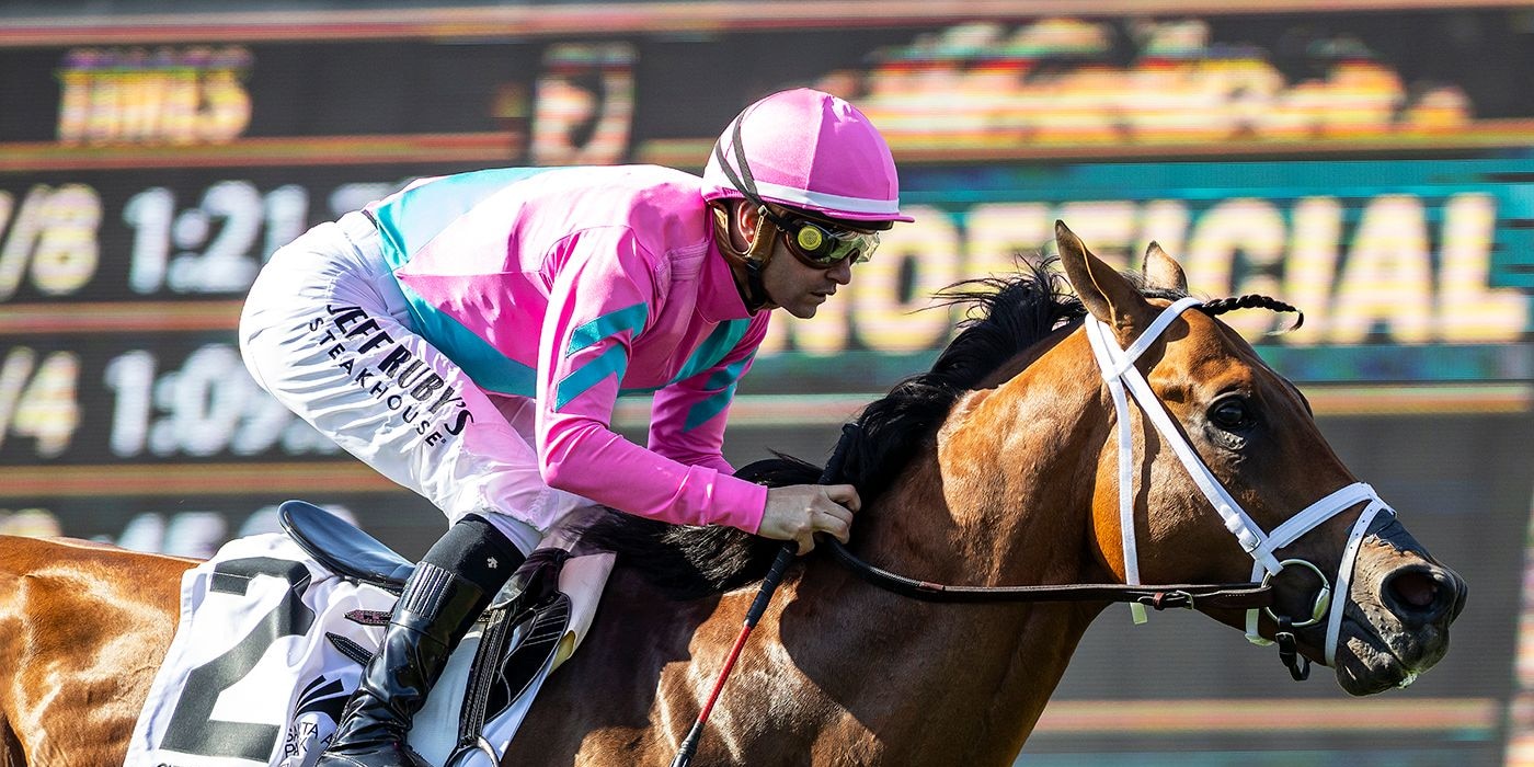 Formidable Man won as a 7-10 shot should in the Shoemaker Mile (G1)