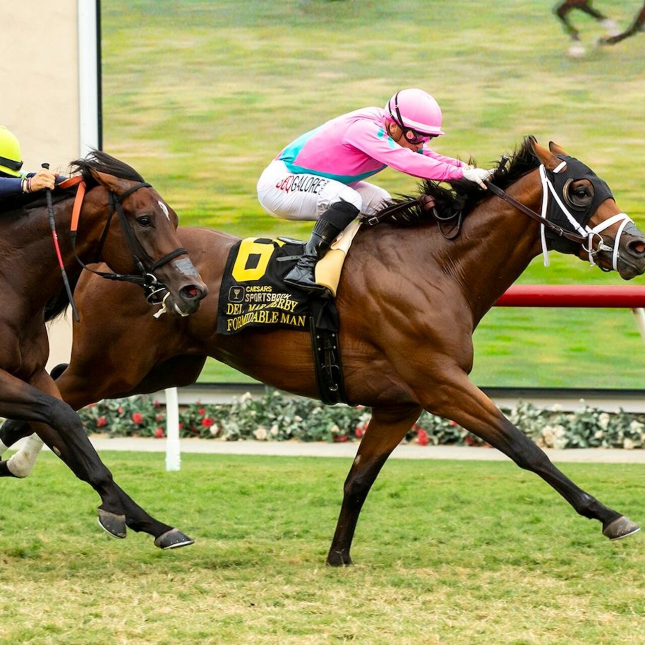 Formidable Man wins the Del Mar Derby at Del Mar.