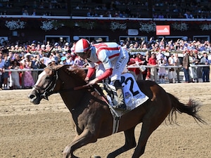 Fully Subscribed wins the Personal Ensign at Saratoga.