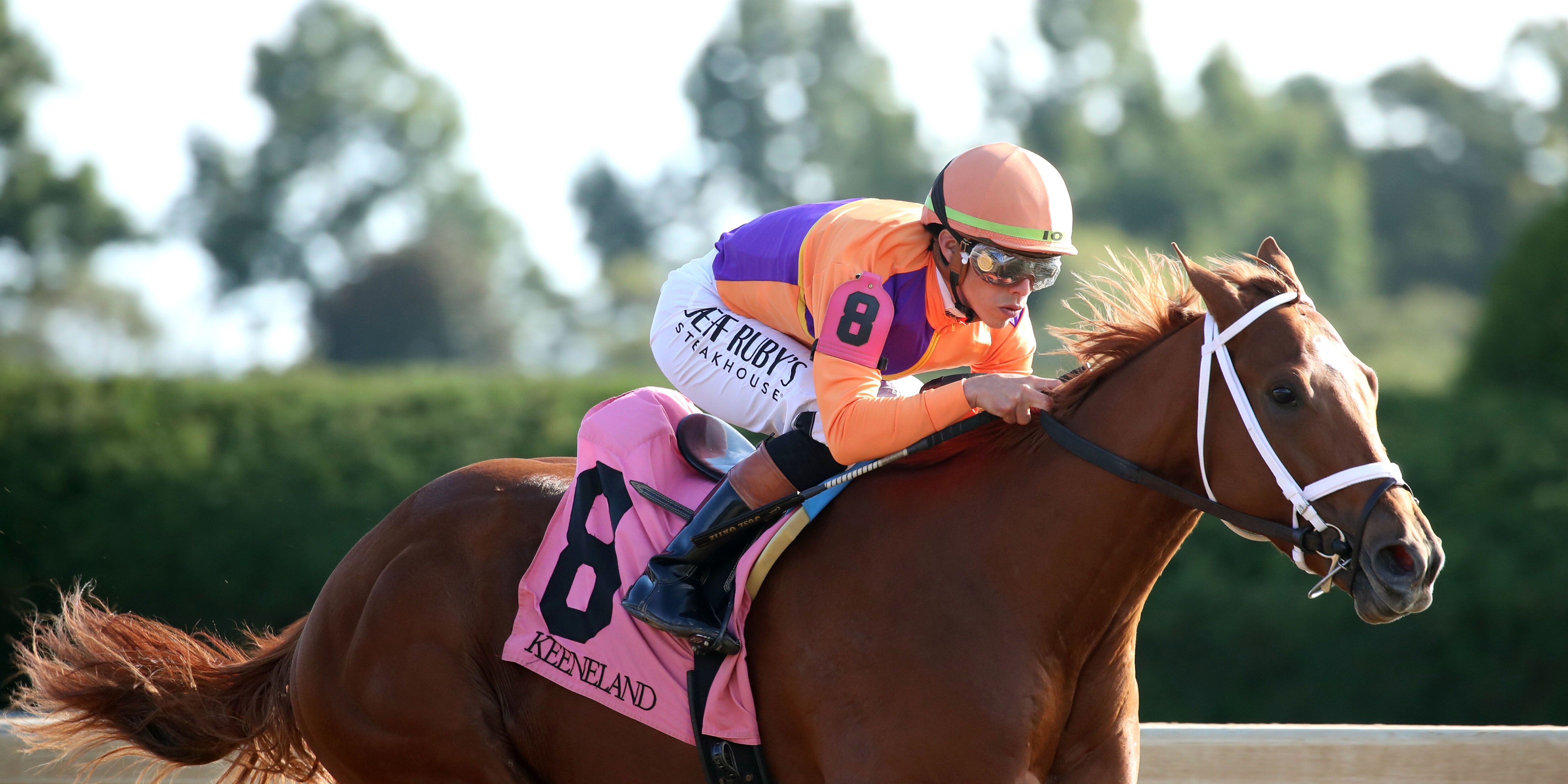 Further Ado broke his maiden by 20 lengths at Keeneland