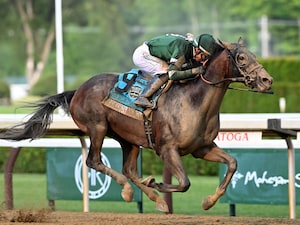 Golden Tempo wins the Belmont (G1) at Saratoga.